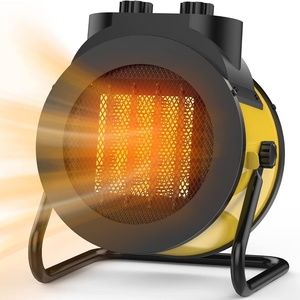 Heater for Indoor Use 1500W PTC Electric Heater with 90° Adjustability